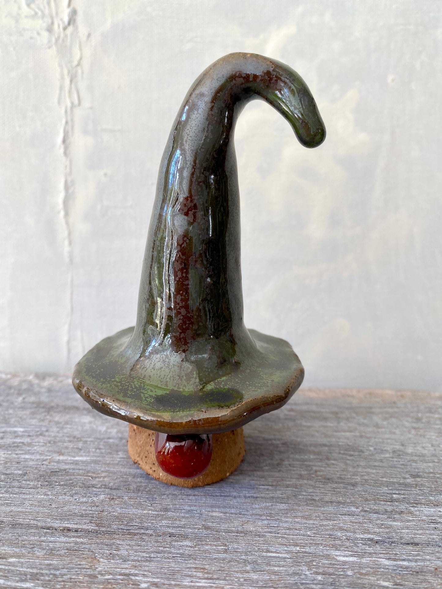 Mischief Meets Christmas Magic - One-of-a-Kind Nordic Gnome with Dark Grey hat 25-1214