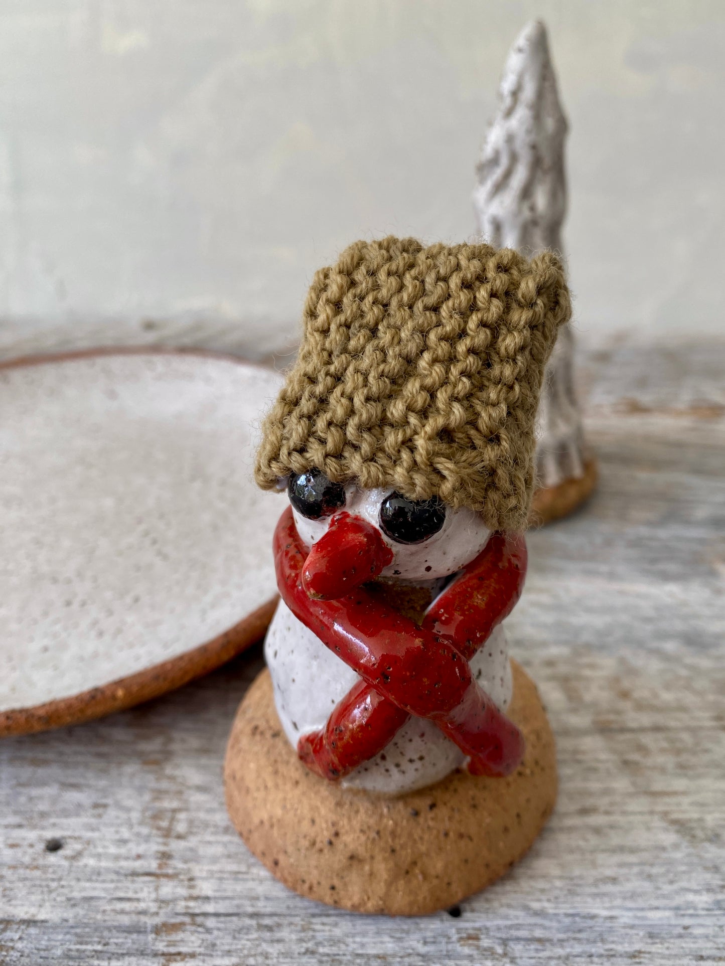 Christmas Magic 4-Piece Decorative Set with Snowman, Tree & Candle 25-1206