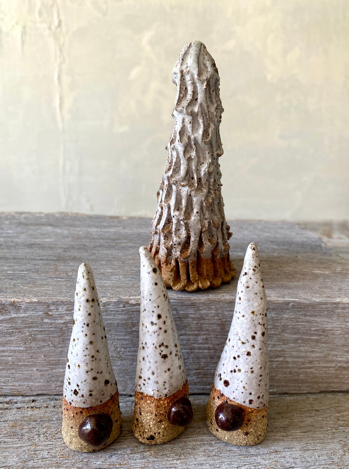 Handcrafted Nordic Gnome Set – One-of-a-Kind Holiday Magic 25-1211