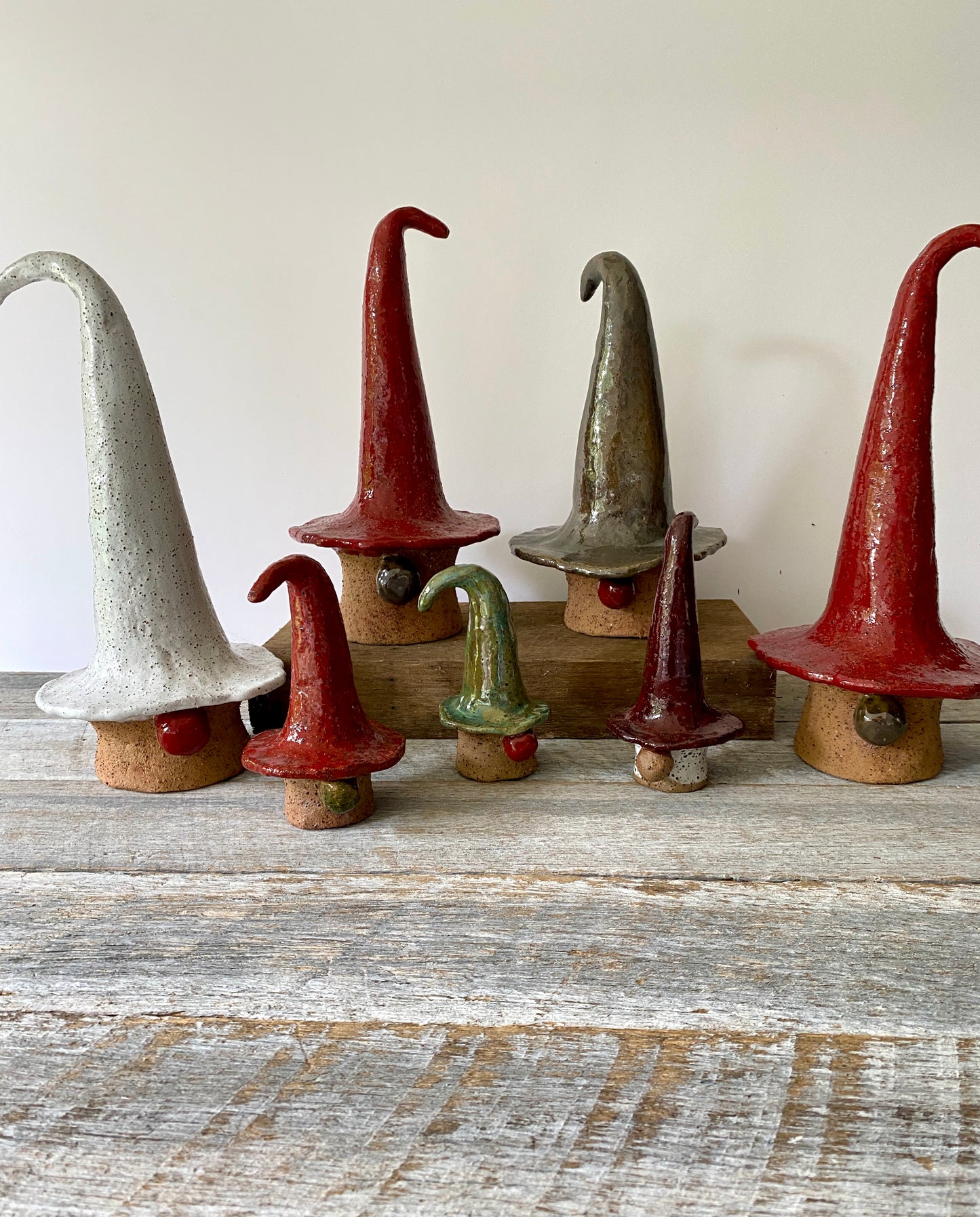 Mischief Meets Christmas Magic - One-of-a-Kind Nordic Gnome with Green hat 25-1216