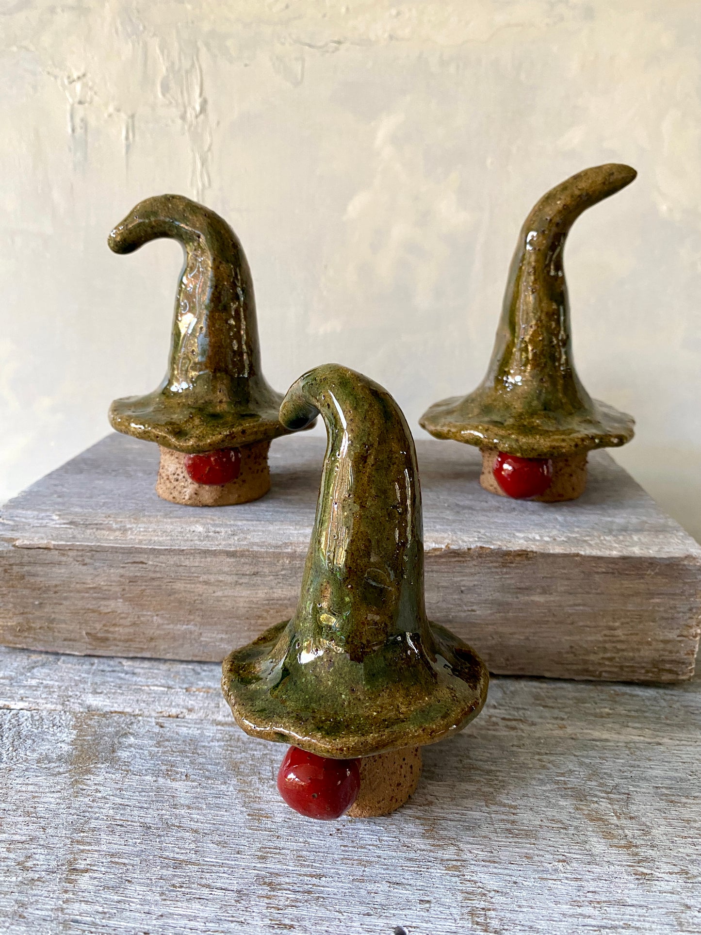 Mischief Meets Christmas Magic - One-of-a-Kind Nordic Gnome with Green hat 25-1216